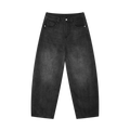 Vintage Wash Barrel Jeans