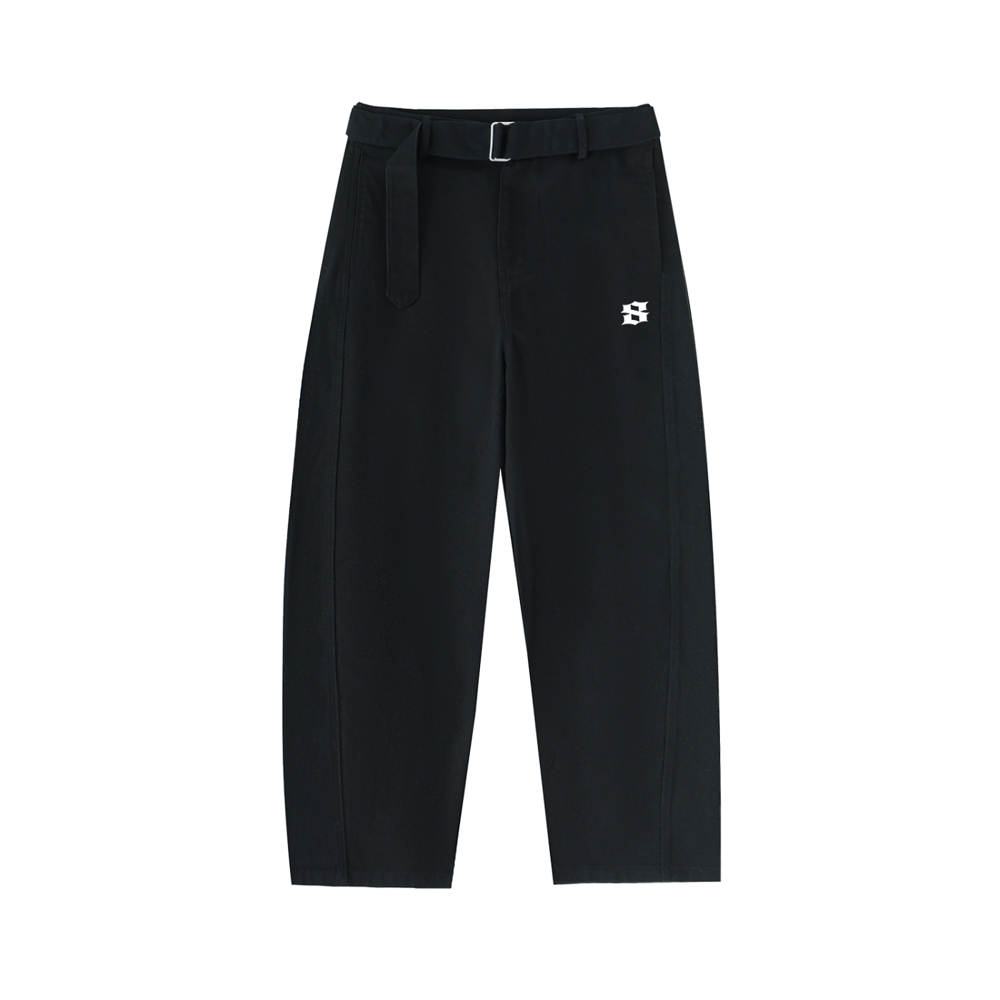 Twisted Seam Curved Pants