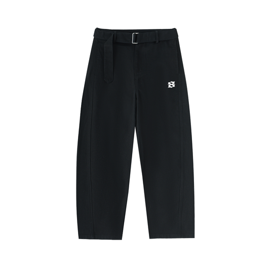 Twisted Seam Curved Pants