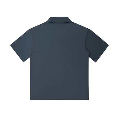 Drop Shoulder Collar Tee