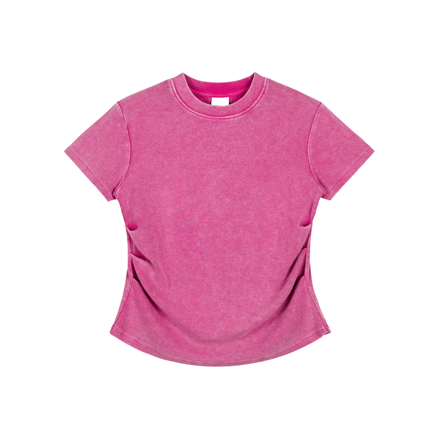bodycon,washed,cotton-blend,fitted-tee,limited-drop