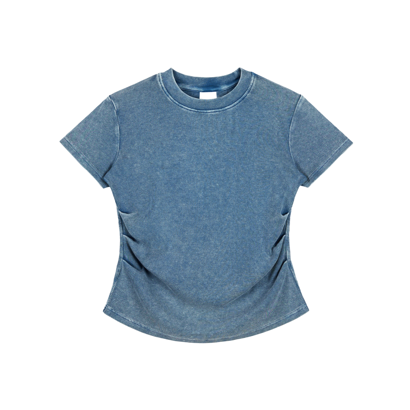 bodycon,washed,cotton-blend,fitted-tee,limited-drop