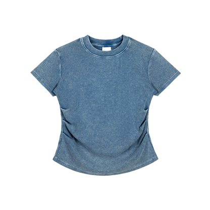 bodycon,washed,cotton-blend,fitted-tee,limited-drop