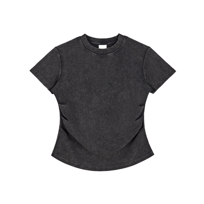 bodycon,washed,cotton-blend,fitted-tee,limited-drop