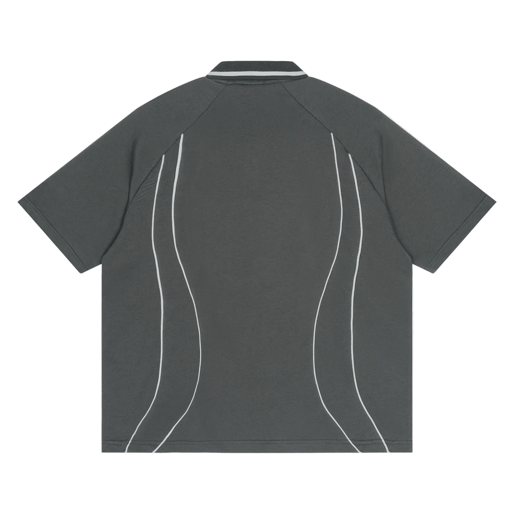Raglan Pipe Polo Shirt