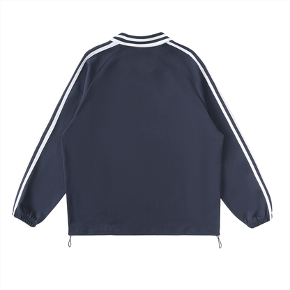 Lapel Collar Sweatshirt