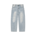 Enzyme Wash Wide Leg Jeans