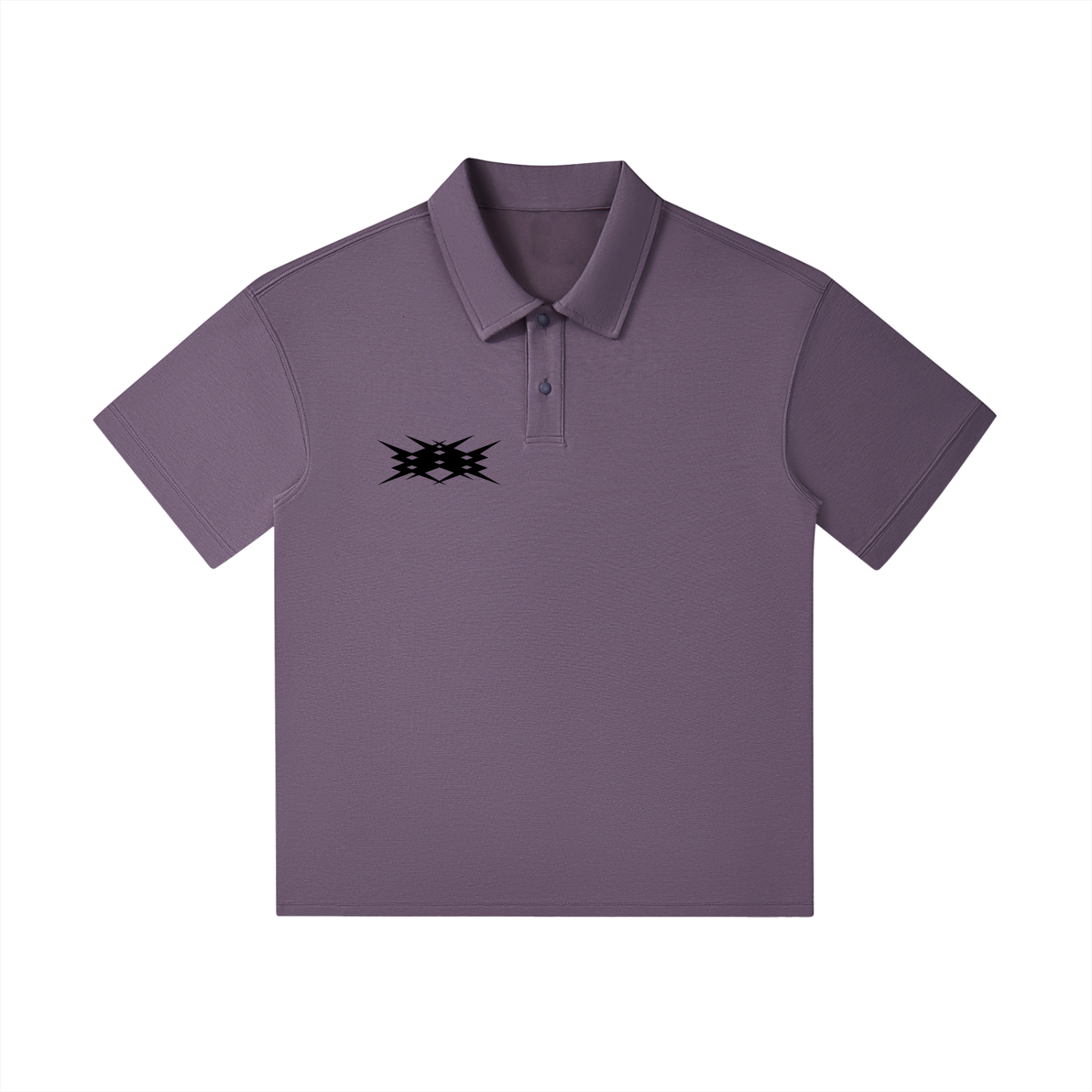 Drop Shoulder Collar Tee