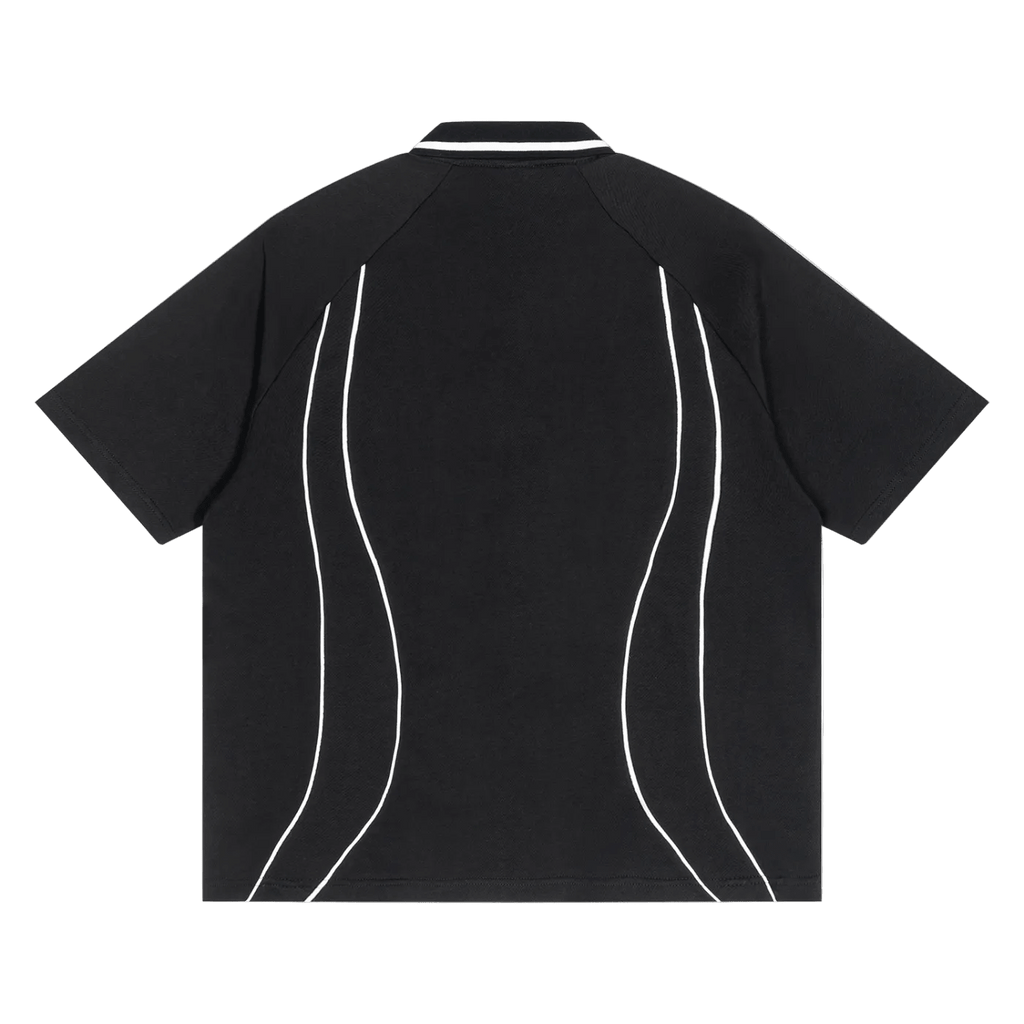 Raglan Pipe Polo Shirt