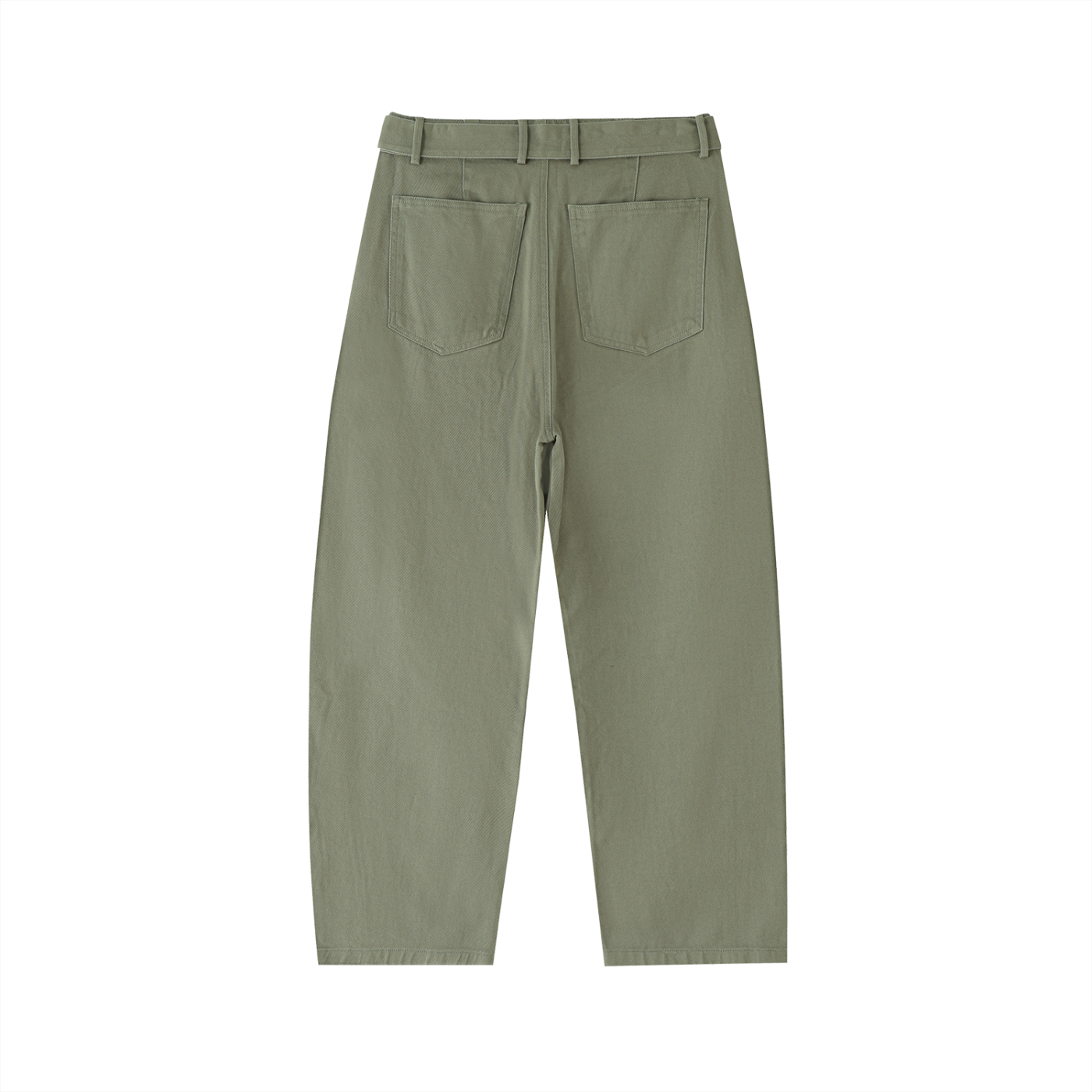 Twisted Seam Curved Pants