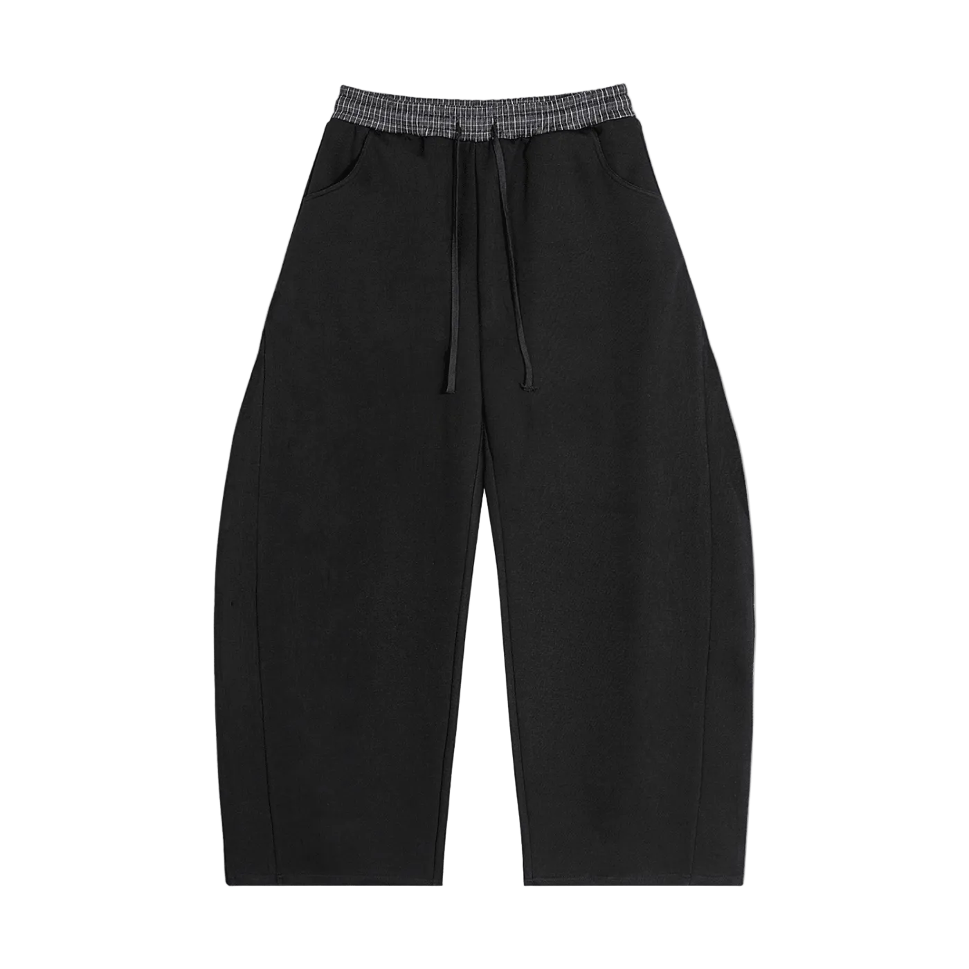 Plaid Barrel Sweats