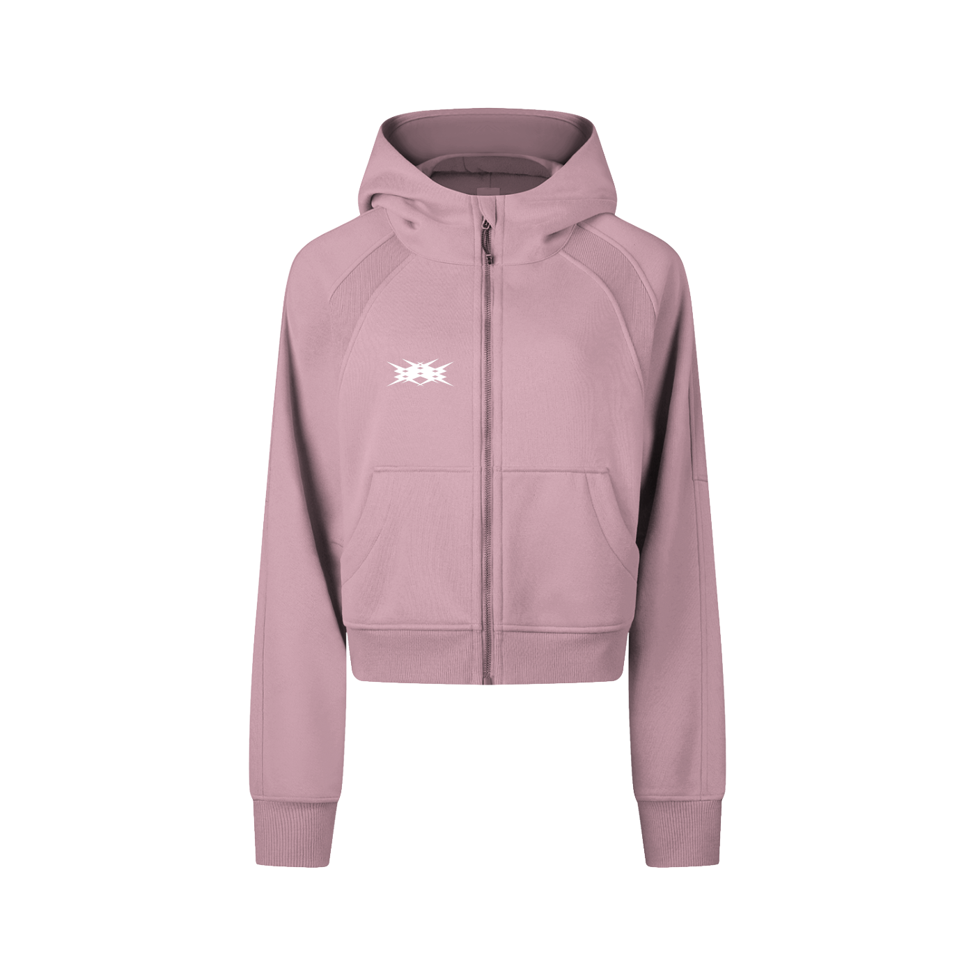 zip-hoodie,cropped,bodycon,fitted,stretch-fabric,tight-fit,clean-basic,sporty