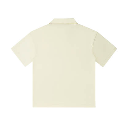 Drop Shoulder Collar Tee