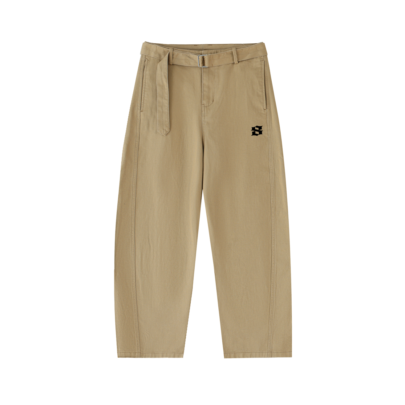 Twisted Seam Curved Pants