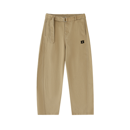 Twisted Seam Curved Pants