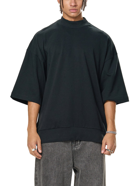 Mock Neck Tee