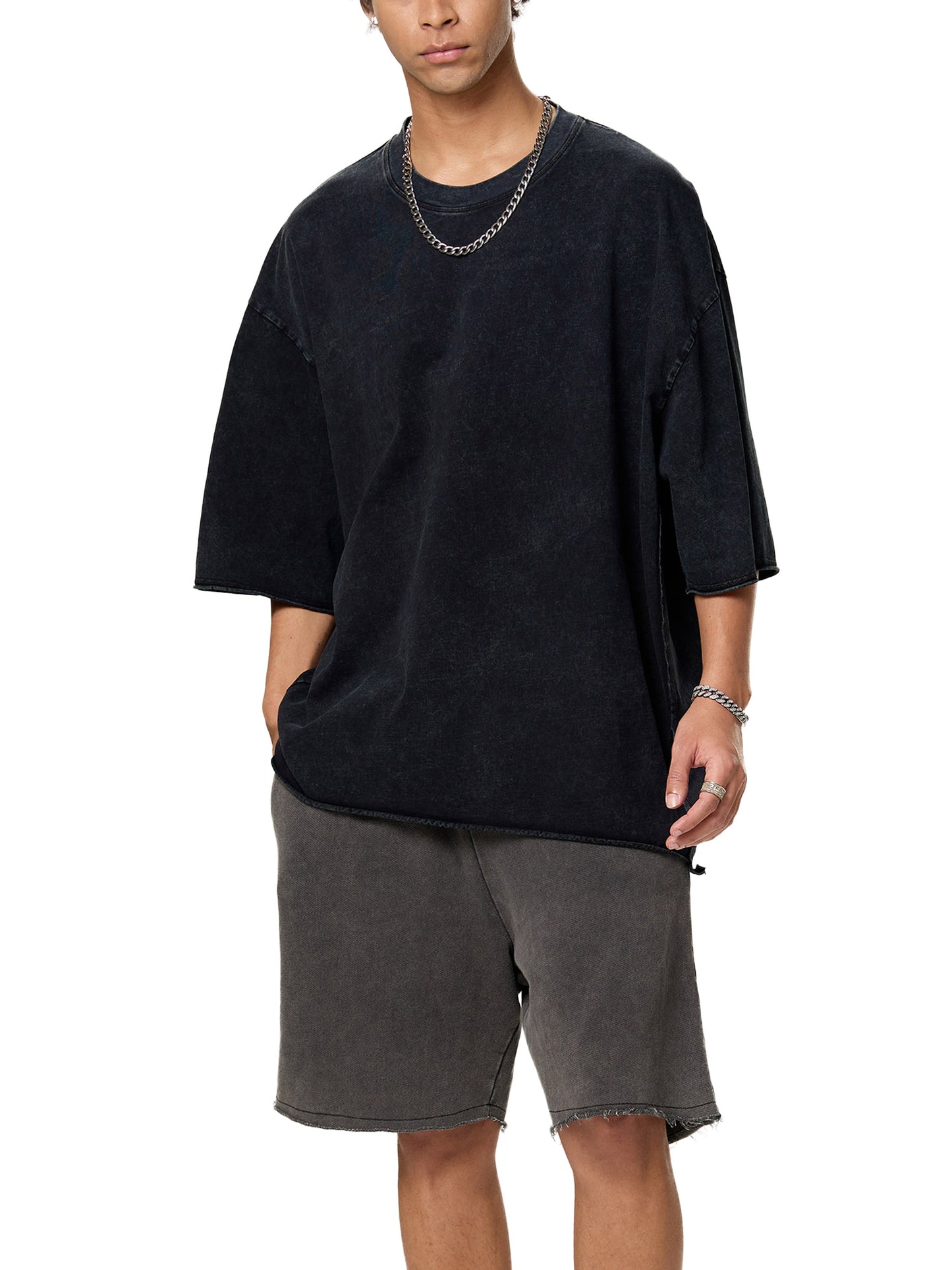 Snow Wash Box Tee