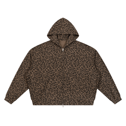 Leopard Print Hoodie