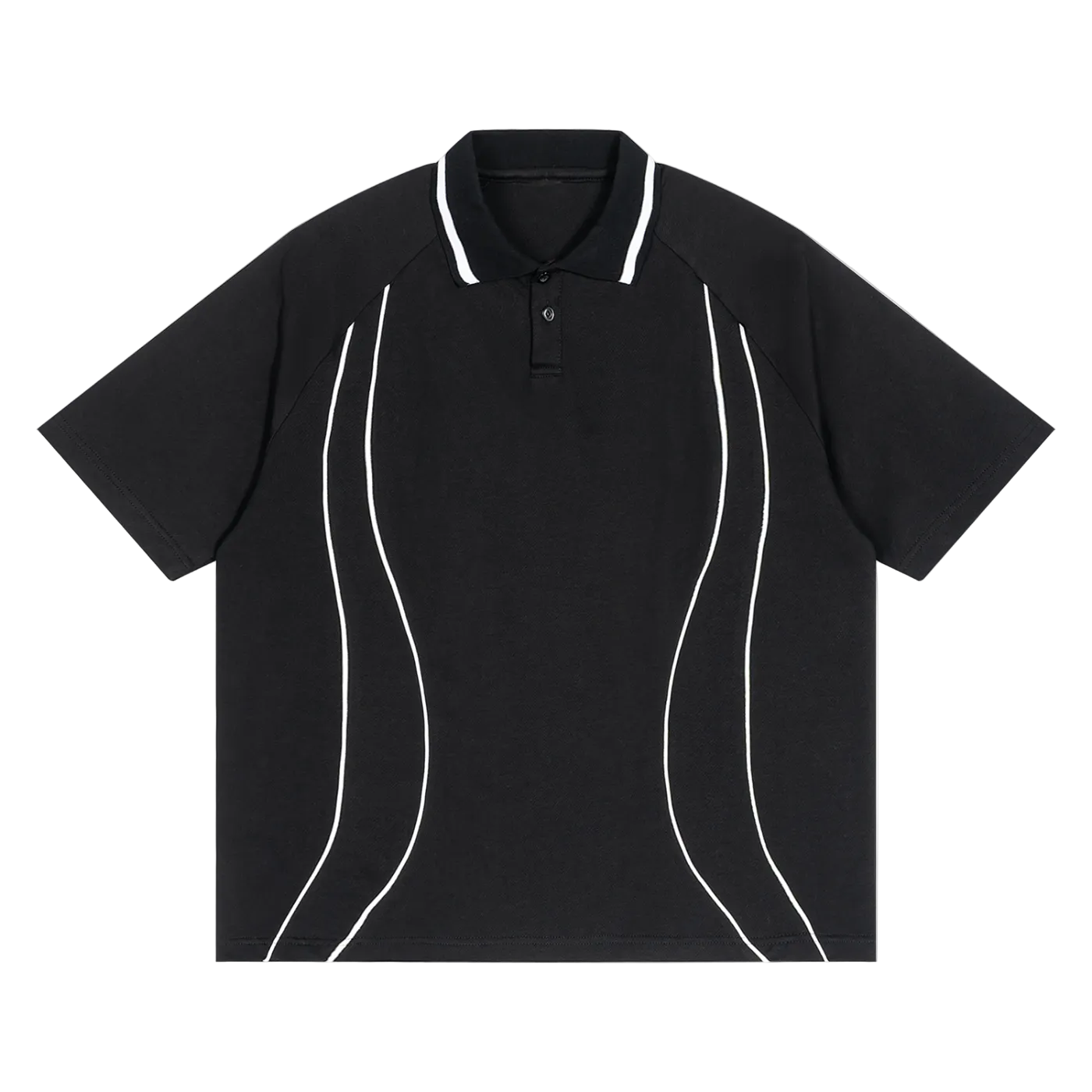 Raglan Pipe Polo Shirt