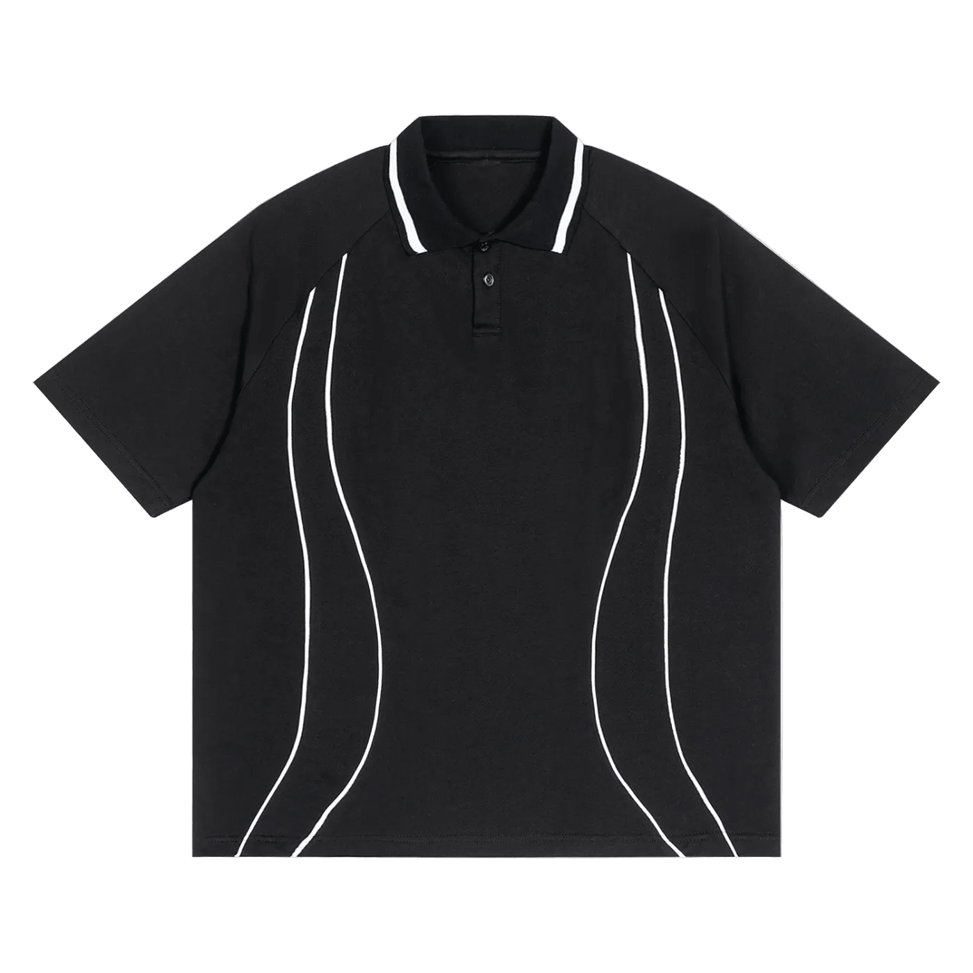 Raglan Pipe Polo Shirt