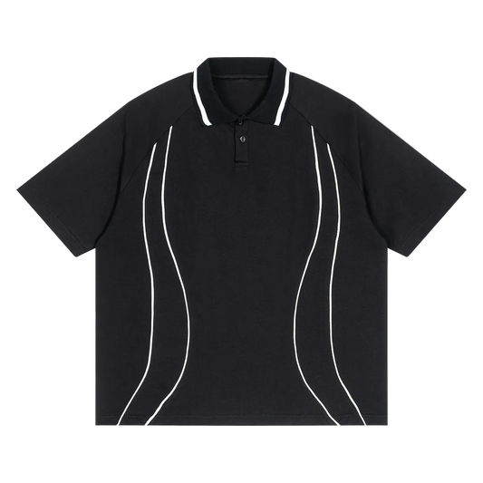 Raglan Pipe Polo Shirt