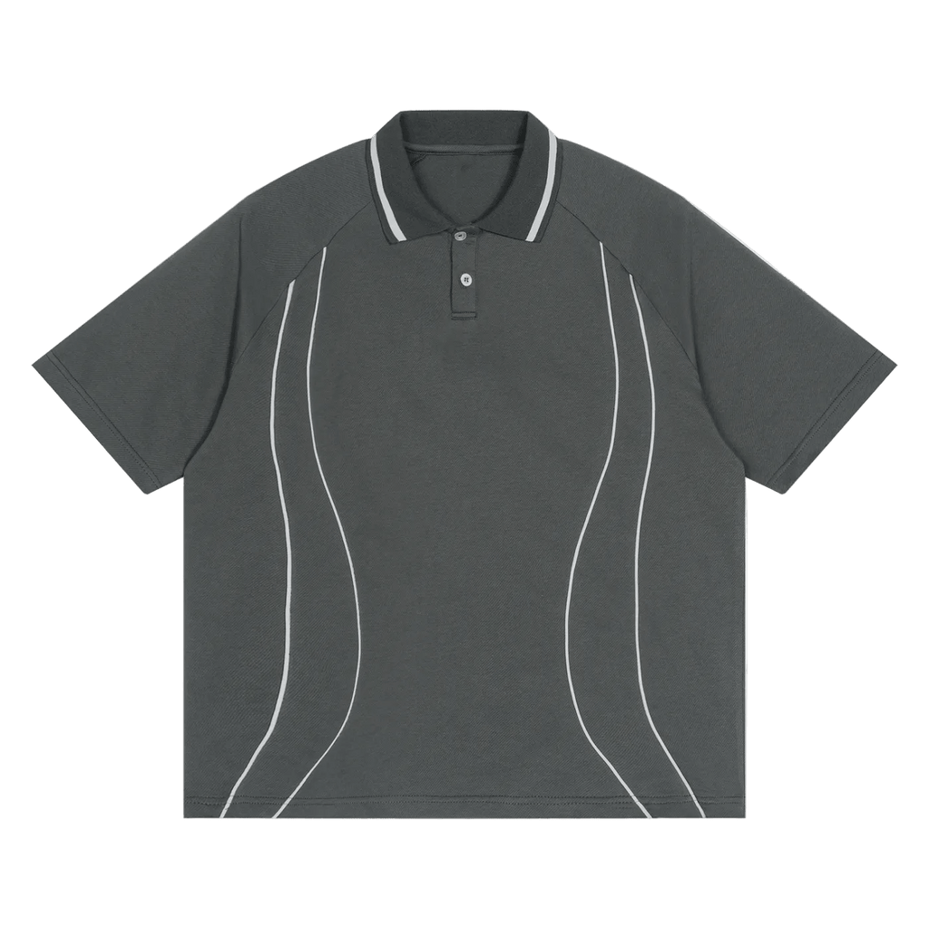 Raglan Pipe Polo Shirt