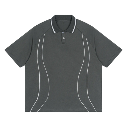 Raglan Pipe Polo Shirt