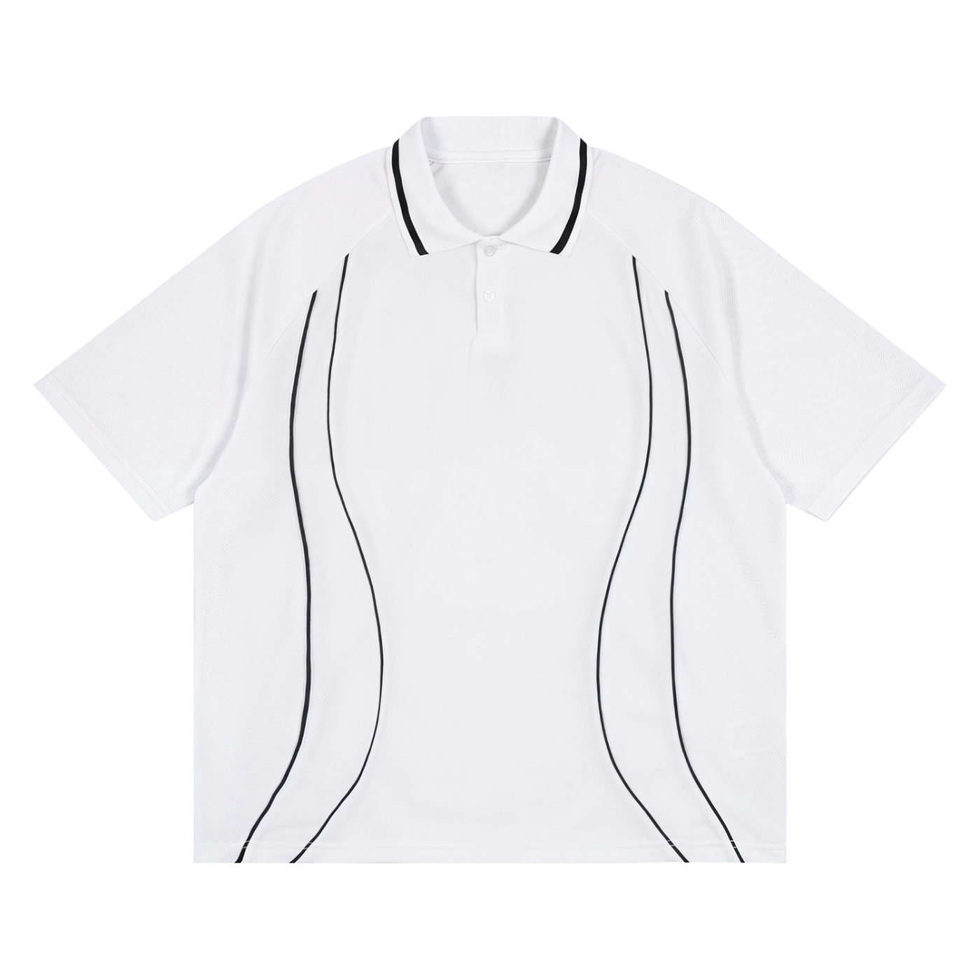 Raglan Pipe Polo Shirt