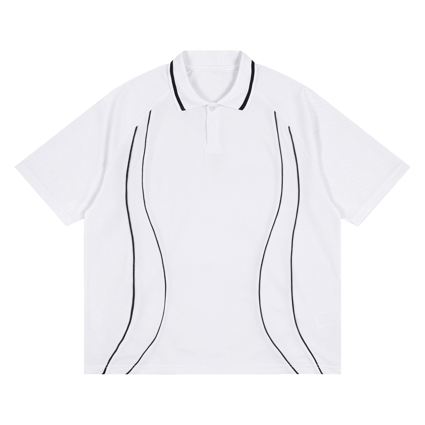 Raglan Pipe Polo Shirt