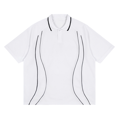 Raglan Pipe Polo Shirt
