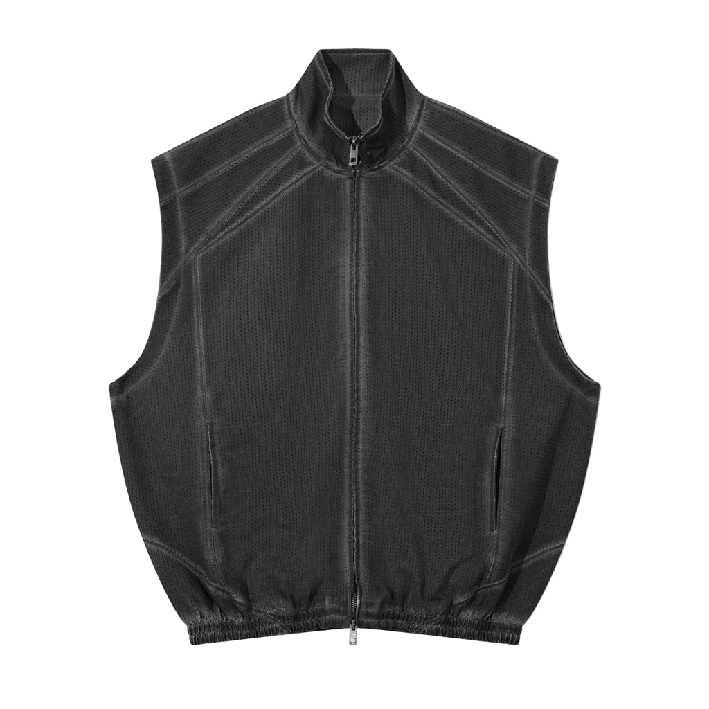 Mesh Full-Zip Vest