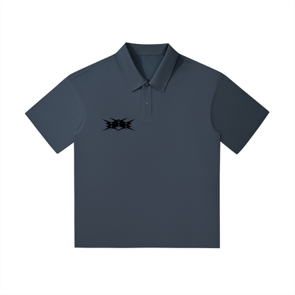 Drop Shoulder Collar Tee