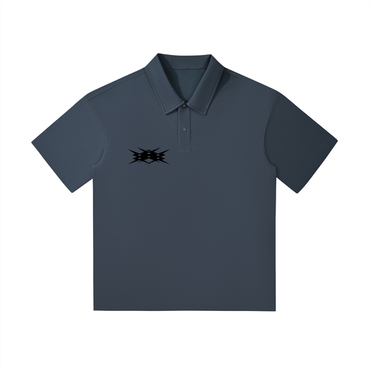 Drop Shoulder Collar Tee