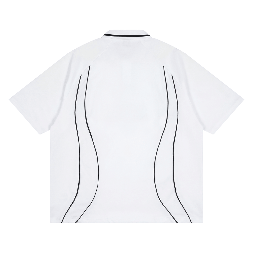 Raglan Pipe Polo Shirt
