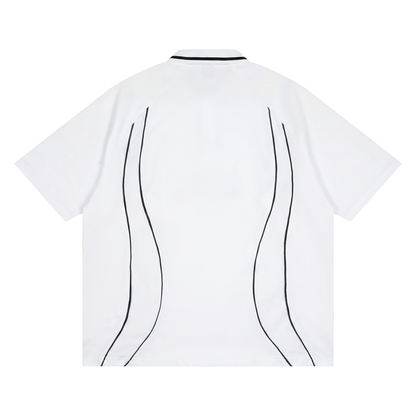 Raglan Pipe Polo Shirt