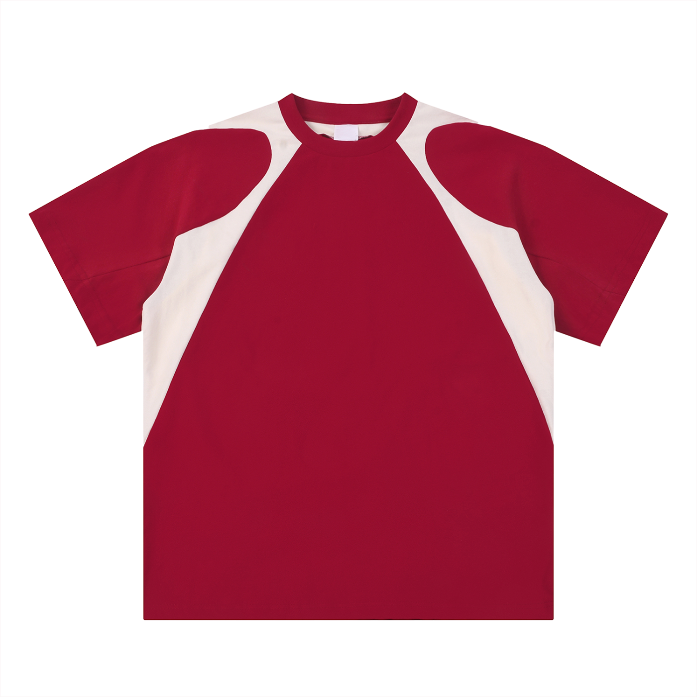contrast-panel ,loose-fit,cotton,drop-shoulder,everyday-wear