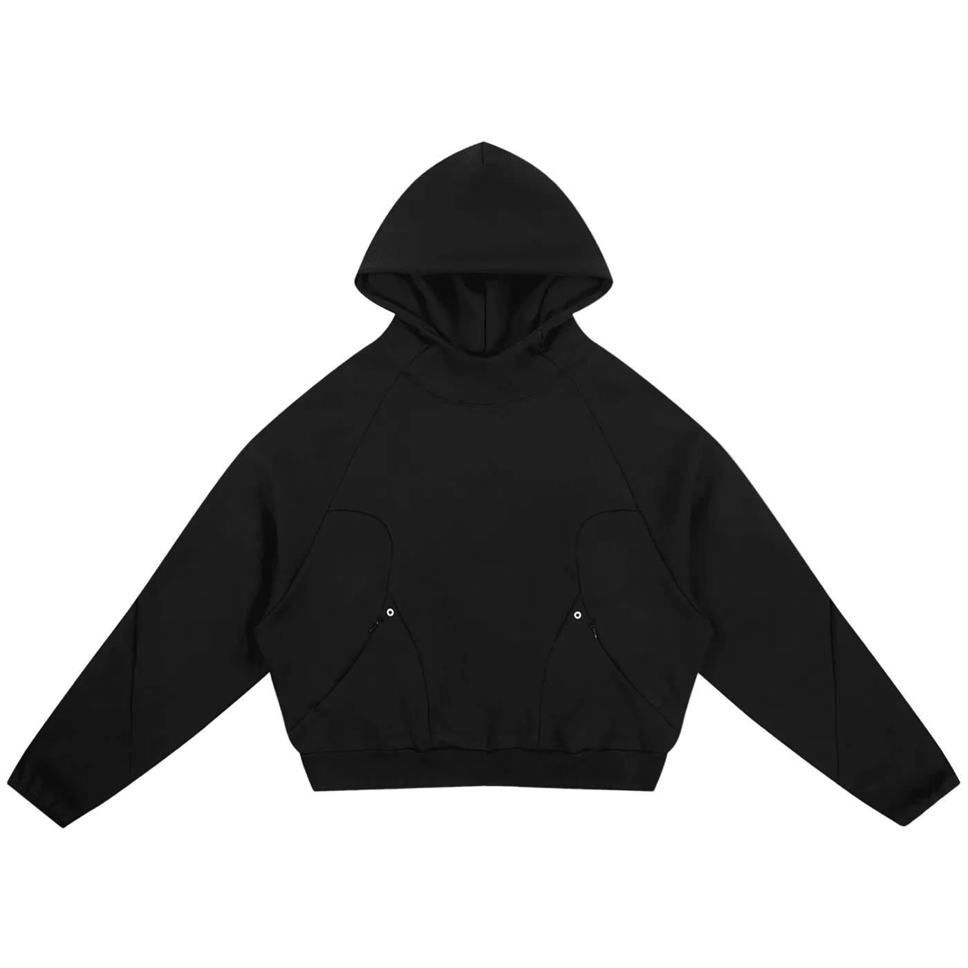 Curved Panel Hoodie