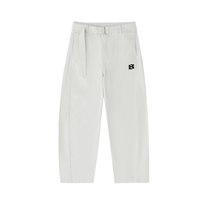 Twisted Seam Curved Pants