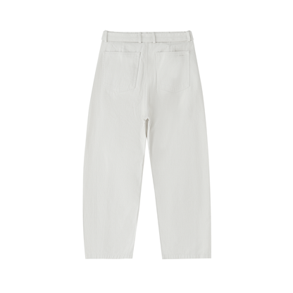Twisted Seam Curved Pants