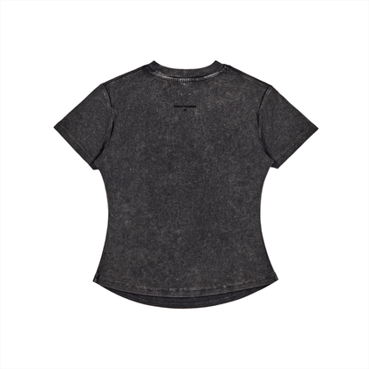 bodycon,washed,cotton-blend,fitted-tee,limited-drop