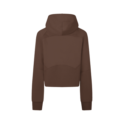 zip-hoodie,cropped,bodycon,fitted,stretch-fabric,tight-fit,clean-basic,sporty