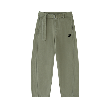 Twisted Seam Curved Pants