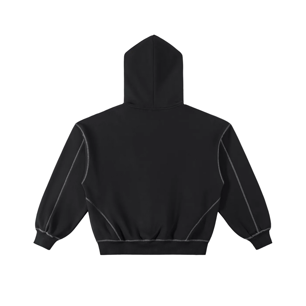 Stitched Box Zip-up