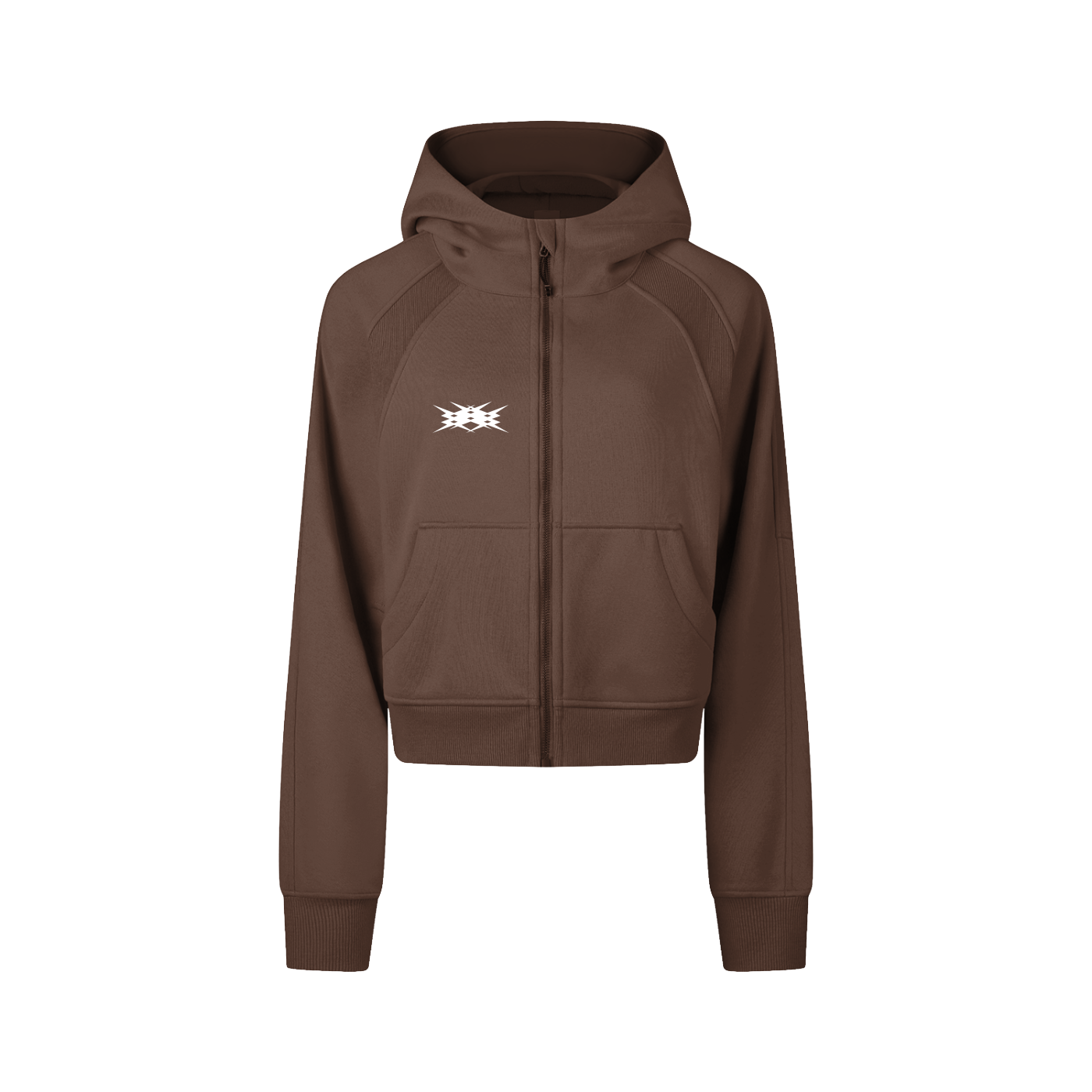 zip-hoodie,cropped,bodycon,fitted,stretch-fabric,tight-fit,clean-basic,sporty