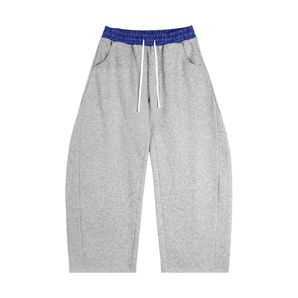 Plaid Barrel Sweats
