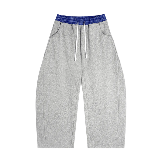 Plaid Barrel Sweats