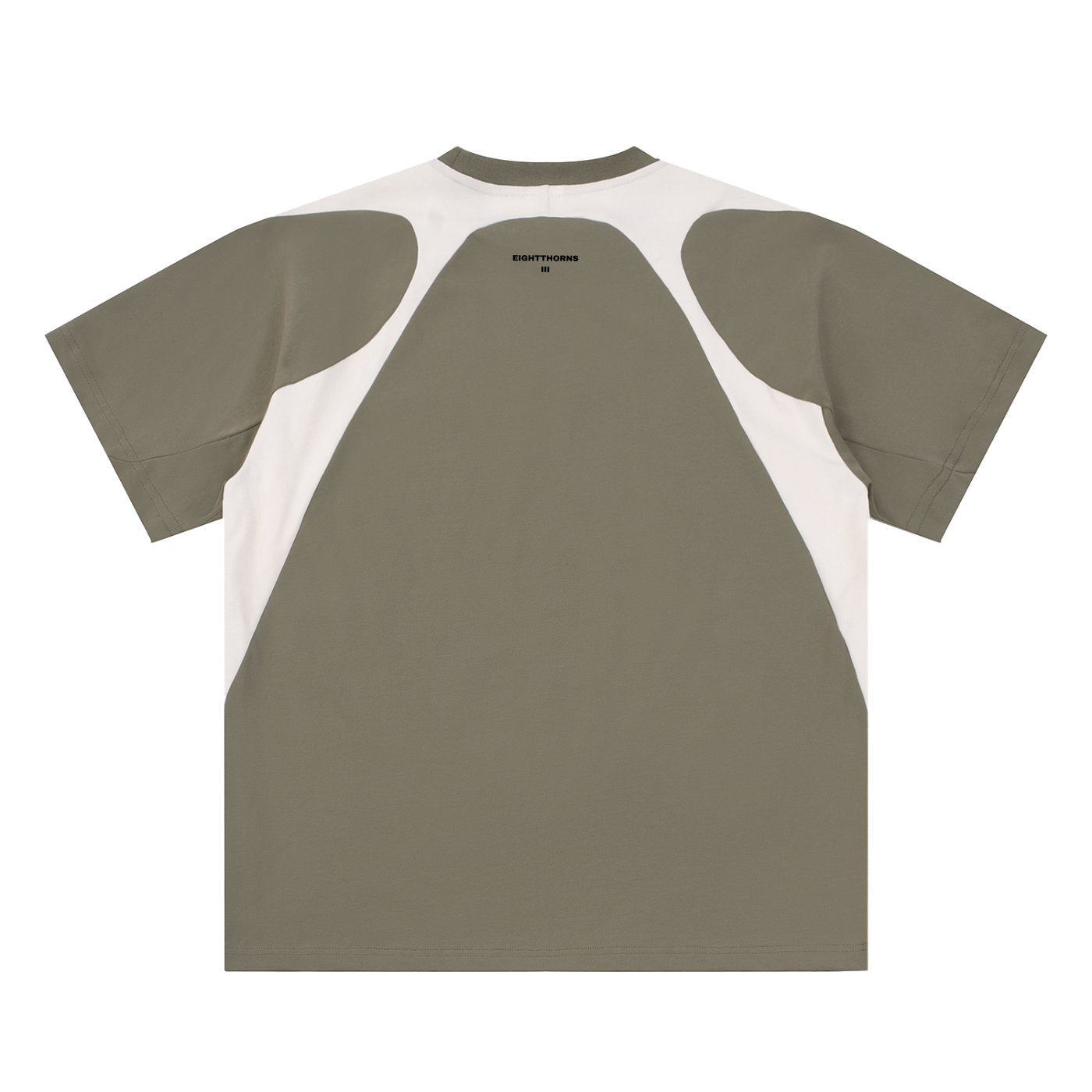 contrast-panel ,loose-fit,cotton,drop-shoulder,everyday-wear