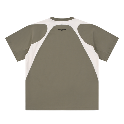 contrast-panel ,loose-fit,cotton,drop-shoulder,everyday-wear