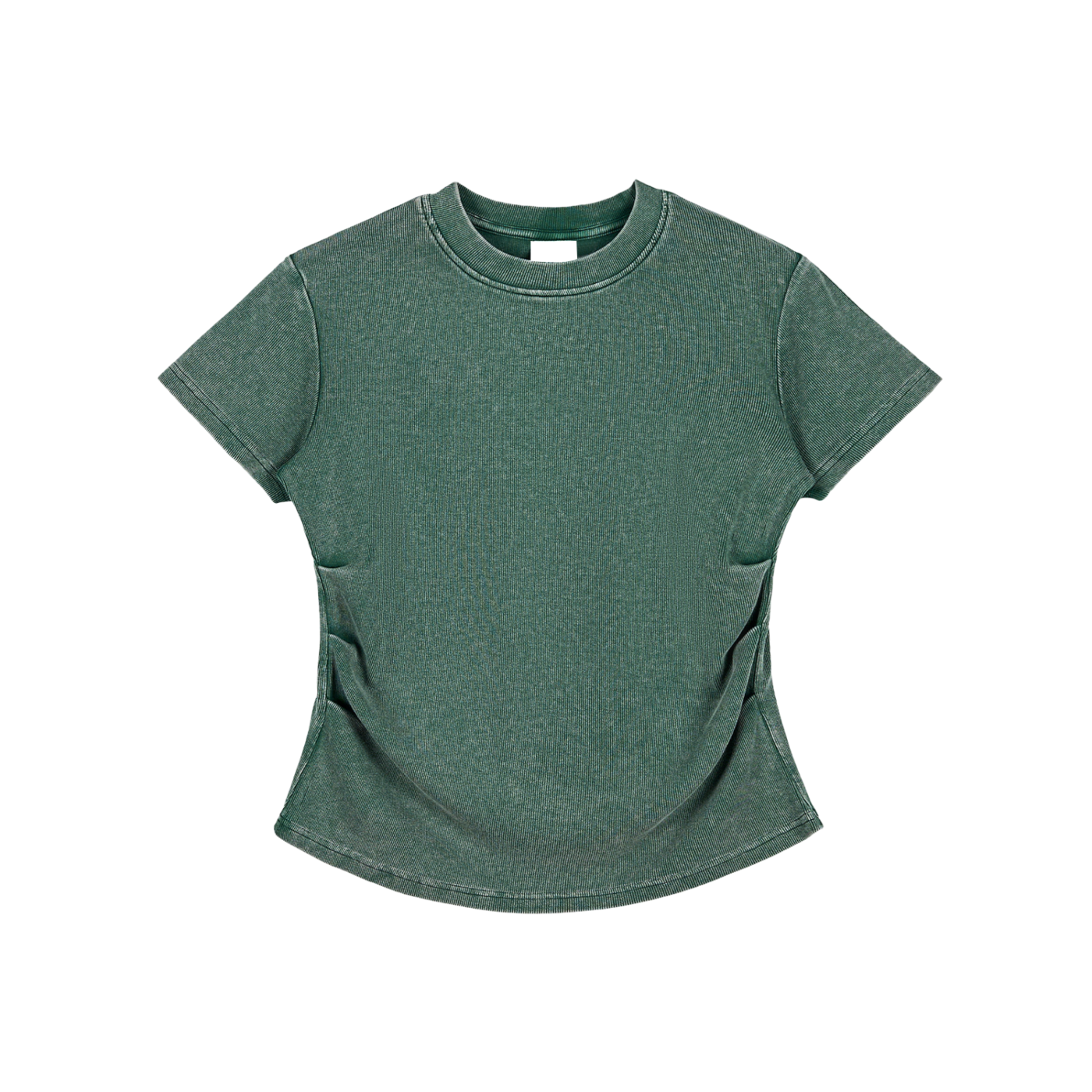 bodycon,washed,cotton-blend,fitted-tee,limited-drop