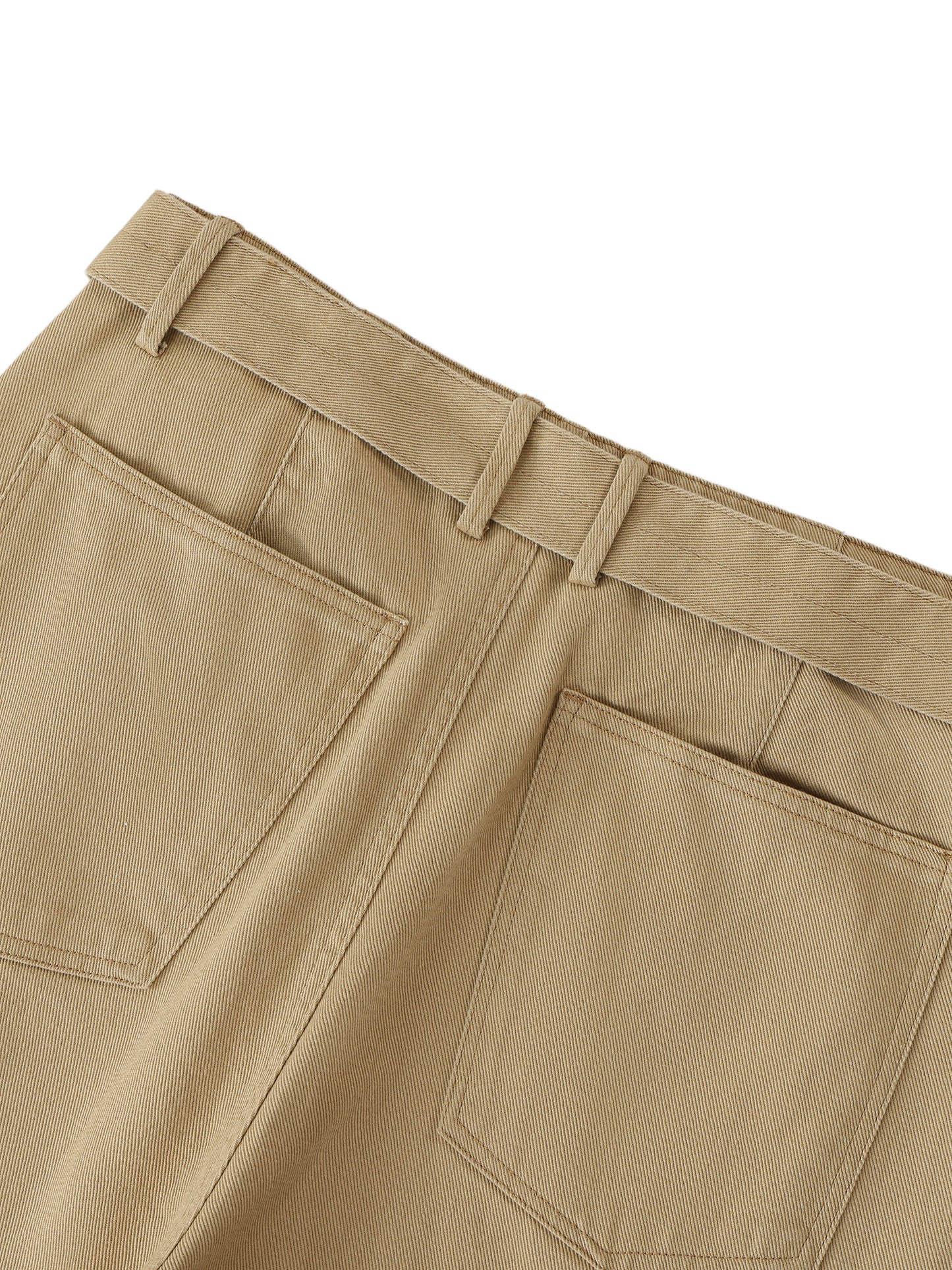 Twisted Seam Curved Pants